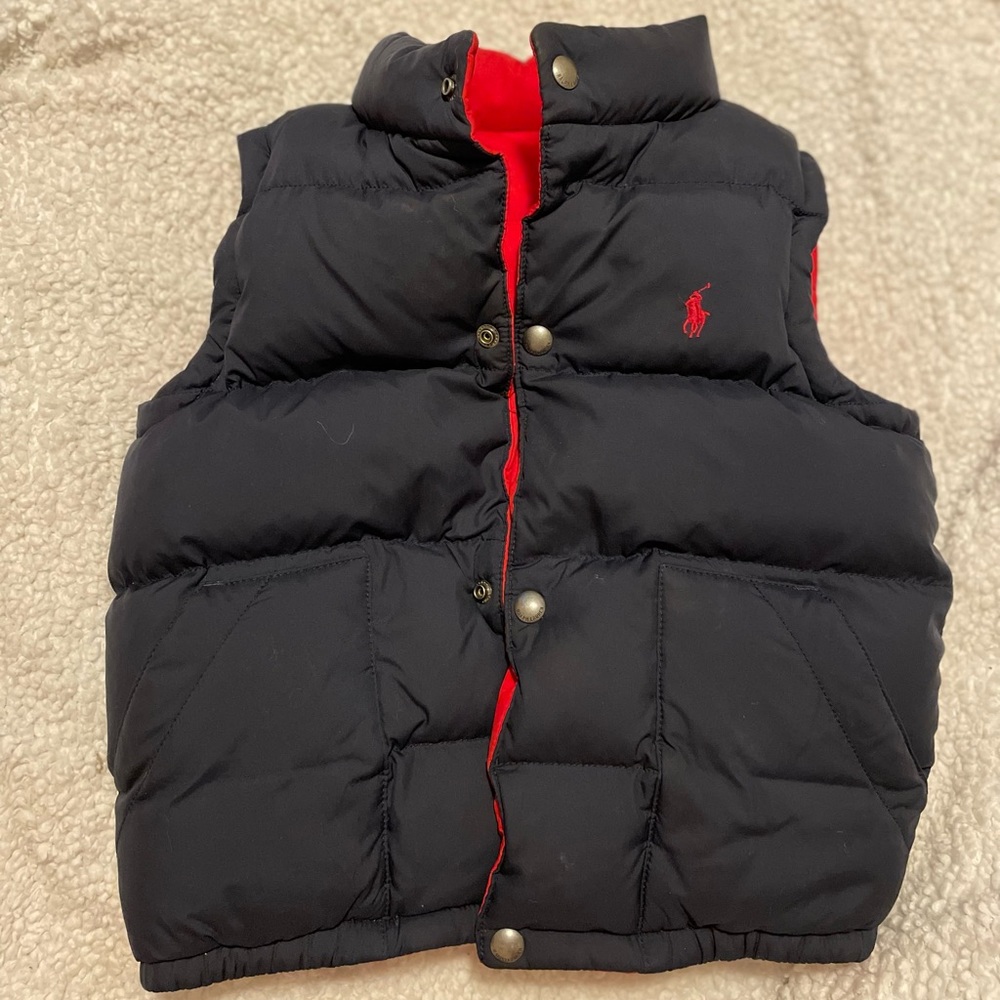 Boys reversal Ralph Lauren polo vest